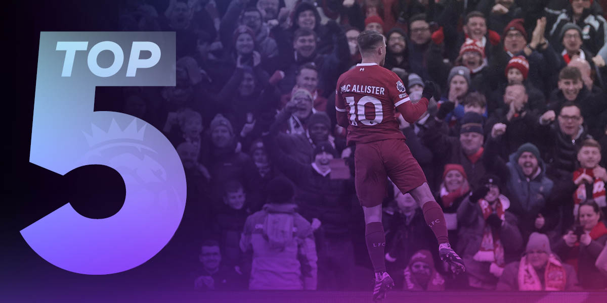 TOP 5 momentov 14. kola Premier League